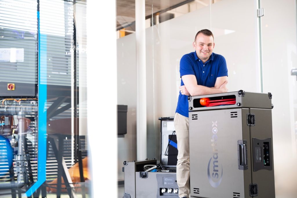 Directeur Rob Borgerink - Jotem Waterbehandeling - bij de Smartbox